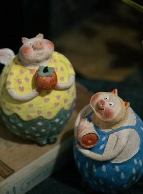 家居饰品儿童房手工网红陶瓷原创