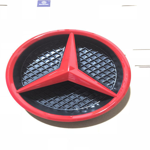 奔驰前车标新E级A级C级B级CLC E300 C200L GLE中网标志 车头大标 - 图0