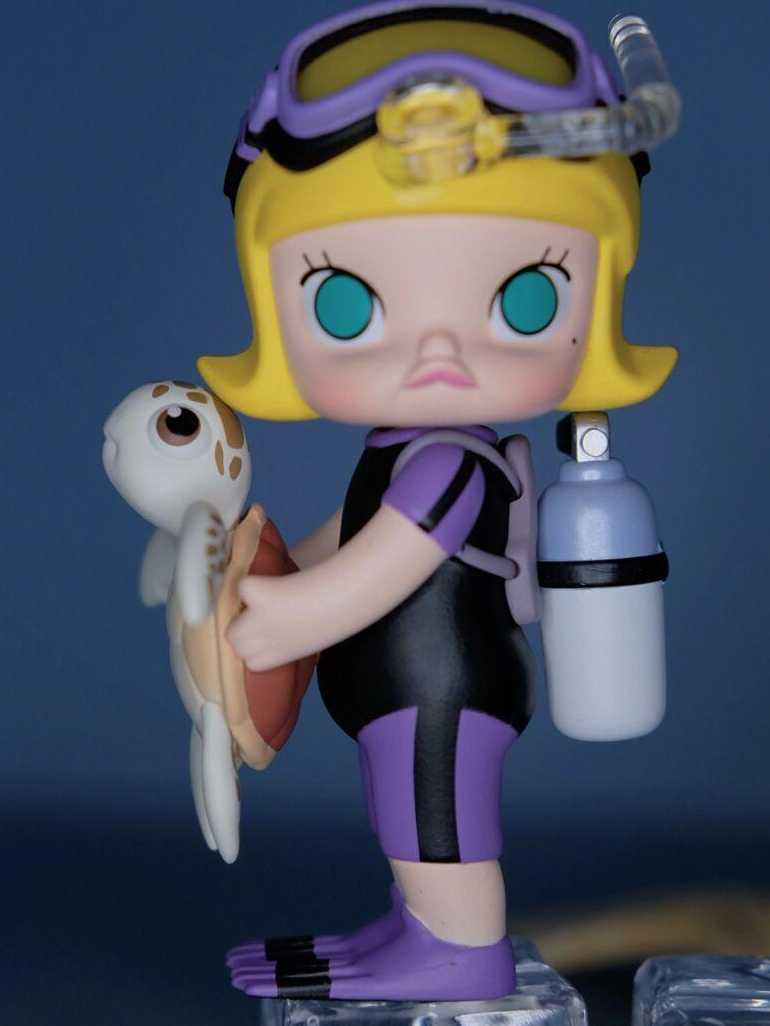 popmart泡泡玛特正版molly我的小时候系列盲盒整套茉莉确认款手办