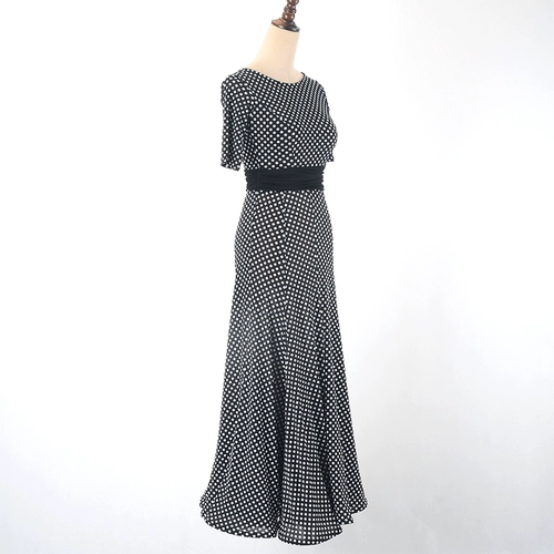 Иностранная танцевальная нация -Взгляд Malphy Dance Modern Dance Dance Long Elive Back High -Haisted Long Practic Plore W17051