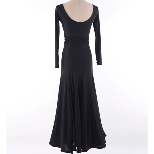 Иностранная танцевальная нация -Взгляд Malphy Dance Modern Dance Dance Long Elive Back High -Haisted Long Practic Plore W17051