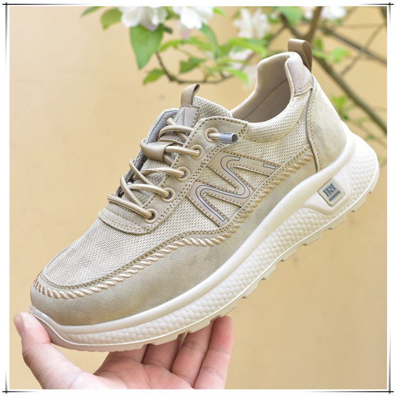 夏季新款透气网面男网鞋亚麻潮流行老北京布鞋网眼爸爸鞋男鞋厚底,淘宝优惠券,粉丝福利购,淘宝优惠卷