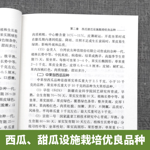 正版书籍西瓜甜瓜设施栽培零起点学办西瓜园经营管理书籍农业种植技术病虫害和杂草的防控需要采用特殊的技术中国农业出版社-图1