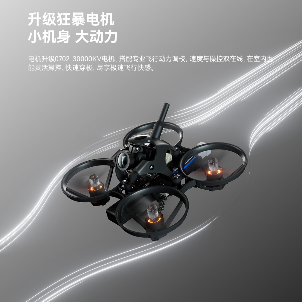 iFlight翼飞 Defender 12 5.8G模拟 小尺寸室内FPV Drone穿越机 - 图1