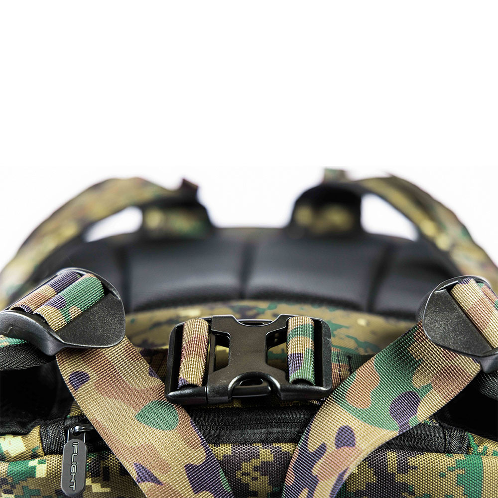iFlight FPV Drone Backpack 迷彩 穿越机背包 防摔抗震 超大容量 - 图2
