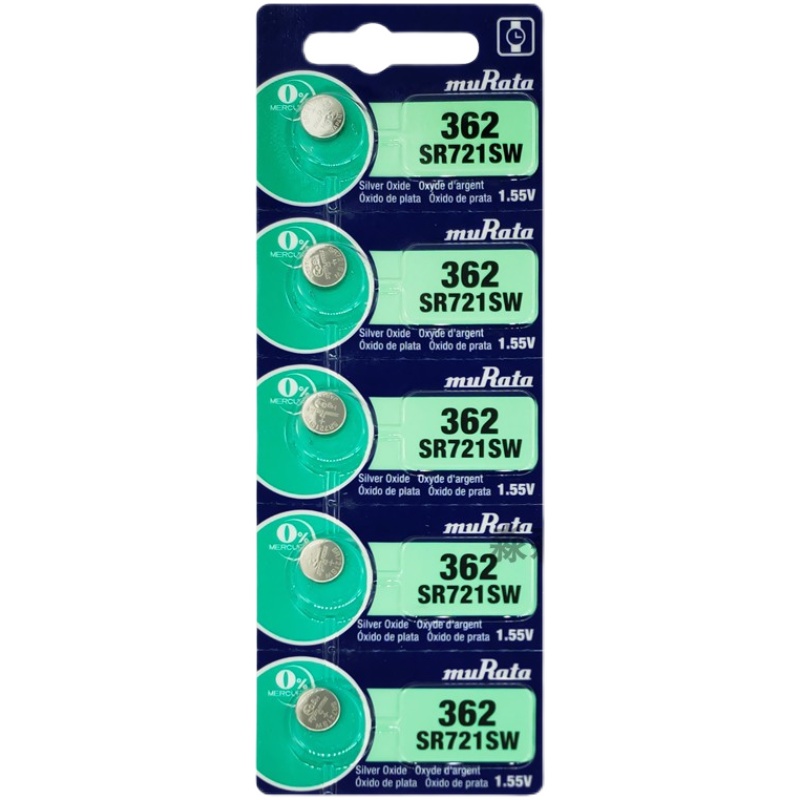 日本进口muRata村田sr721sw手表纽扣电池362/LR58/162石英表电子 - 图3