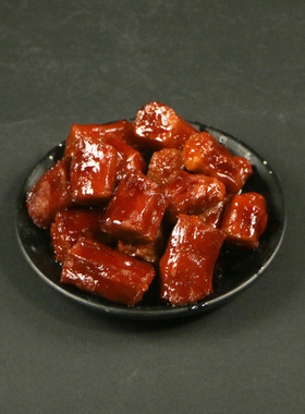 仿真菜周黑鸭熟食鸭架模型定制