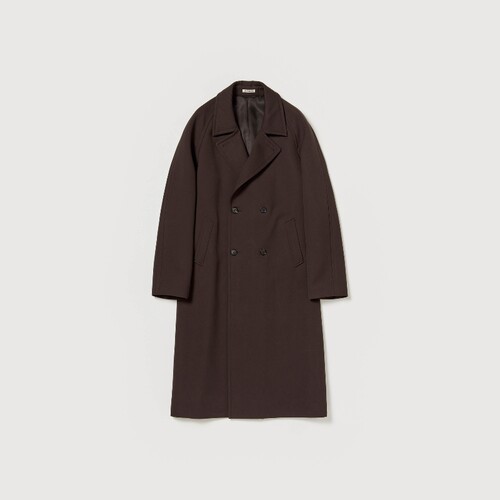 AURALEE TWISTED DOUBLE CLOTH COAT 25AW 精梳120羊毛双层布大衣 - 图3