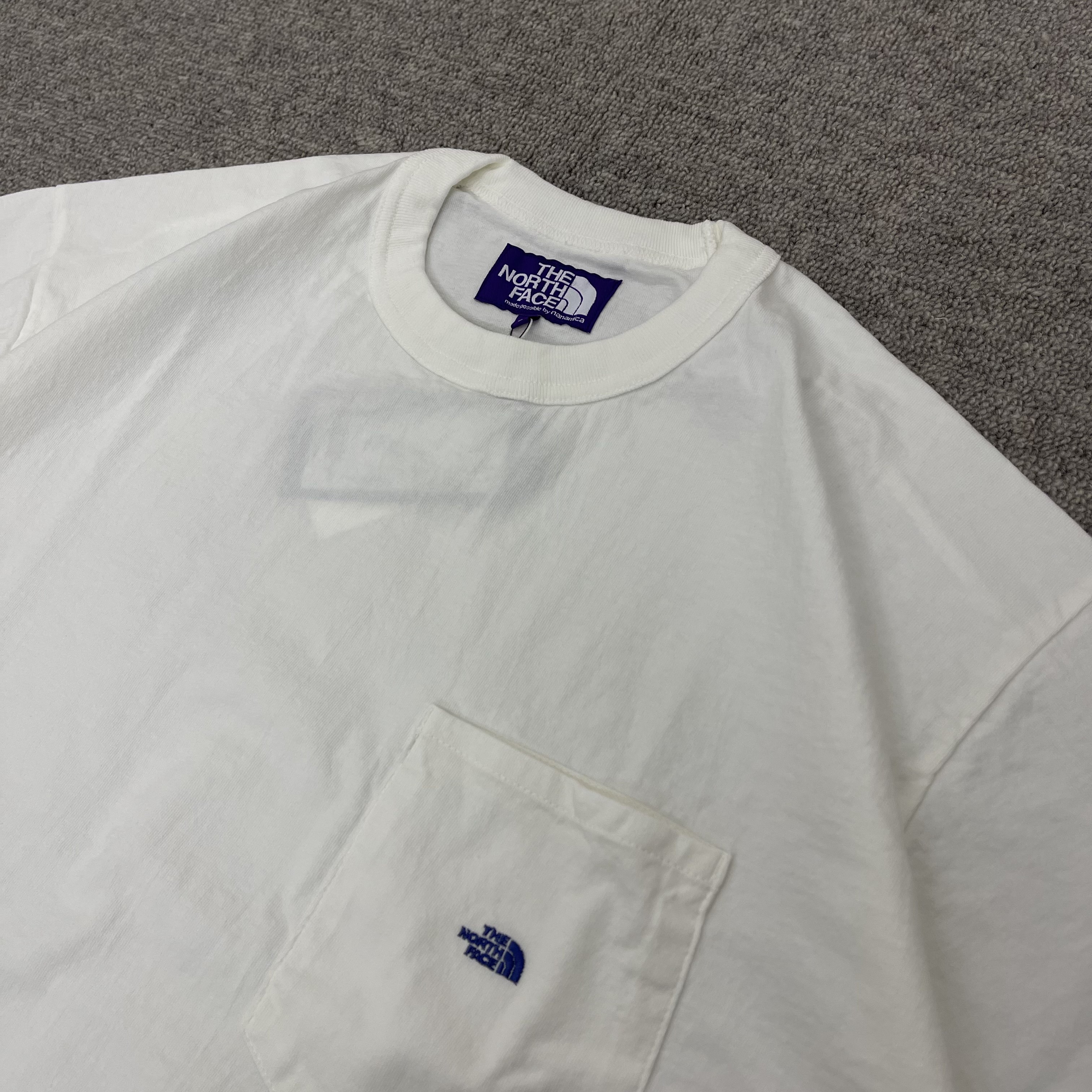 现货 TNF×monkey time 7oz Pocket Tee 24SS北面紫标联名短袖T恤 - 图3