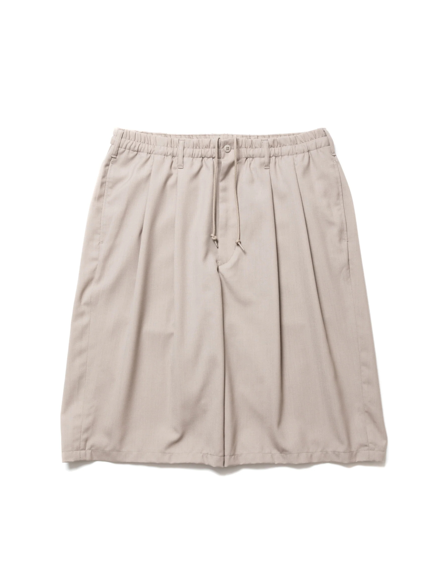 COOTIE T/W 2 TUCK EASY SHORTS 24SS 羊毛混纺双褶宽松西装短裤 - 图2