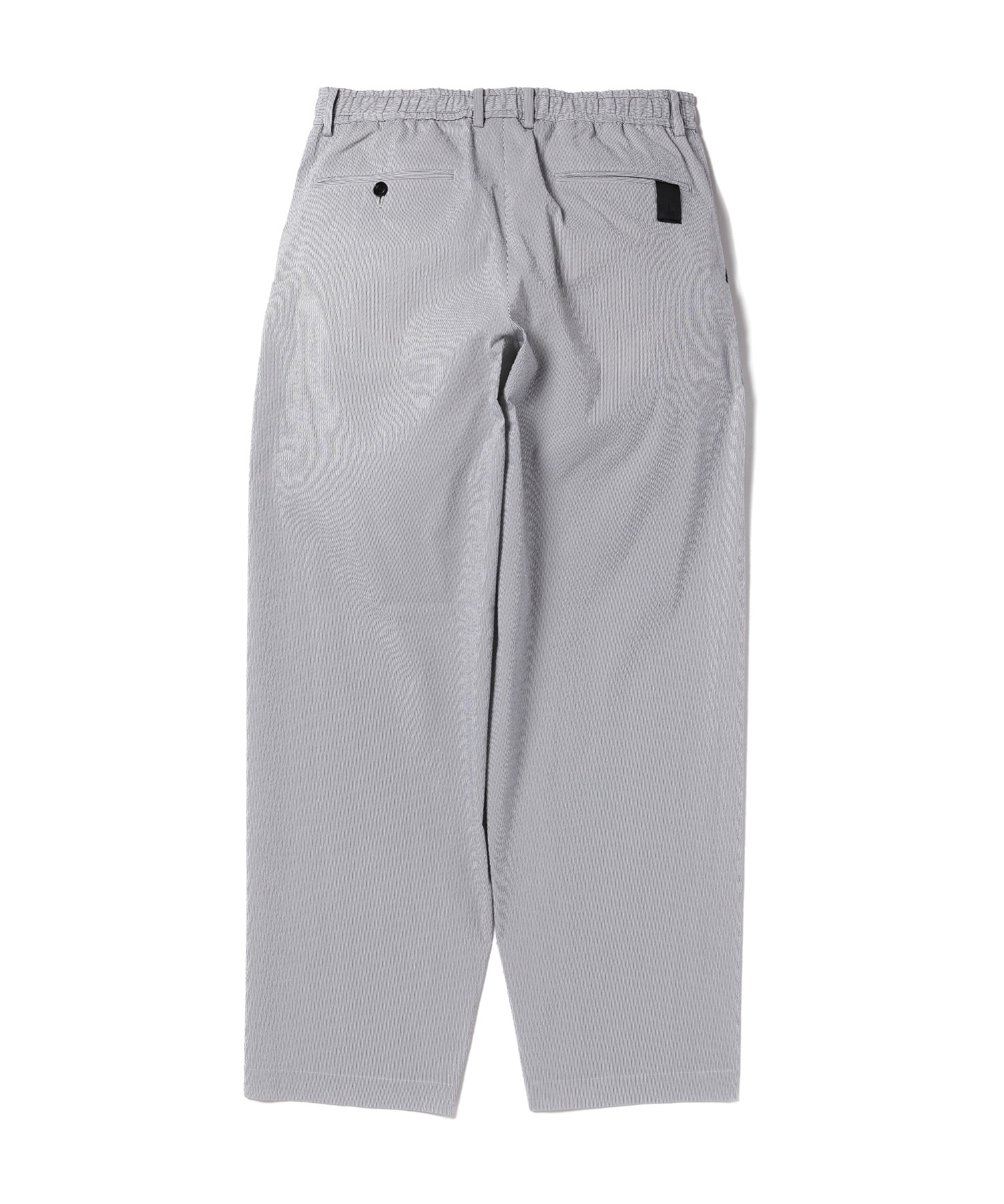 N.HOOLYWOOD 1TUCK EASY TROUSERS 23SS 日产泡泡纱宽松西装长裤 - 图3