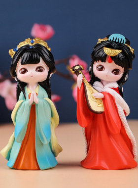 国色天香摆件少女心古风