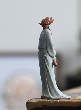 李白雕像古代人物新中式陶瓷雕塑家居书房桌面摆放工艺品装饰摆件