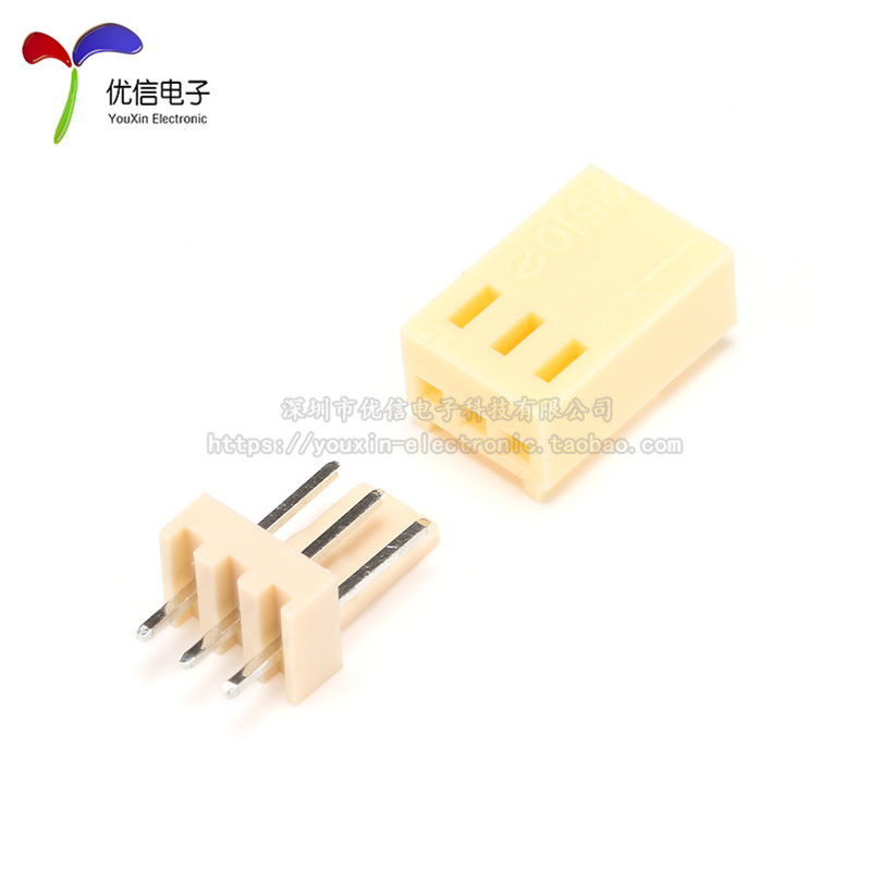 KF2510接插件2.54mm间距连接器直针弯针插座胶壳插头簧片端子 - 图2