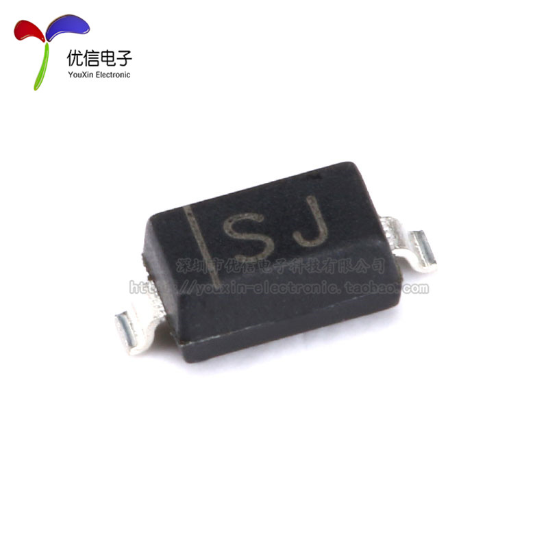 原装正品 B5817W丝印SJ SOD-123 20V/1A贴片肖特基二极管 10只-图0