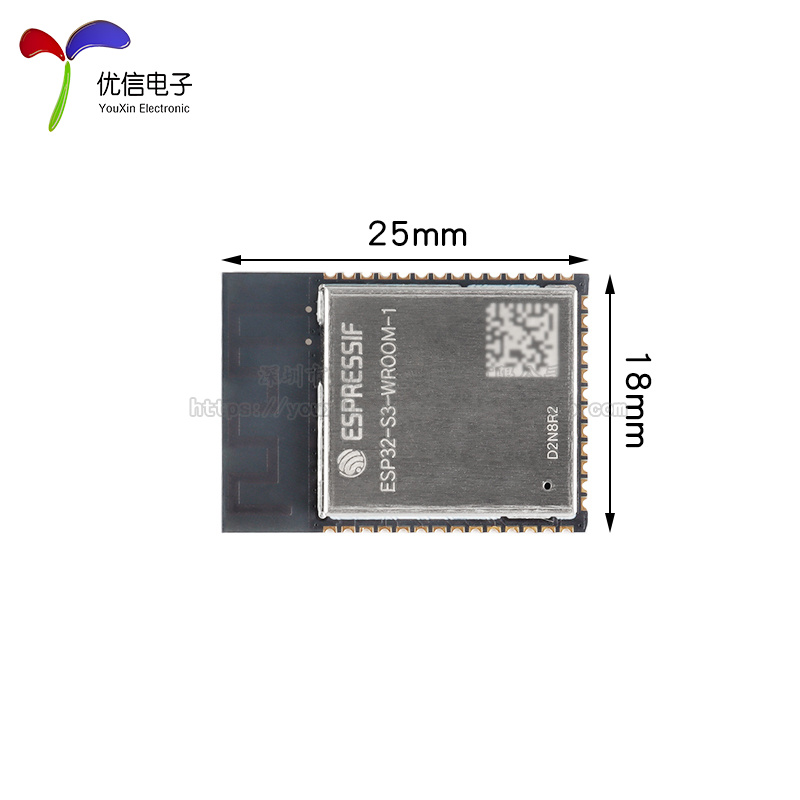 ESP32-S3-WROOM-1 D2N8R2/R8双核WiFi&蓝牙MCU模组物联网无线模块 - 图3