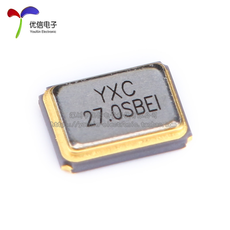 3225贴片无源晶振/YSX321SL 27MHz 20ppm 20pF X322527MSB4SI 4脚 - 图1