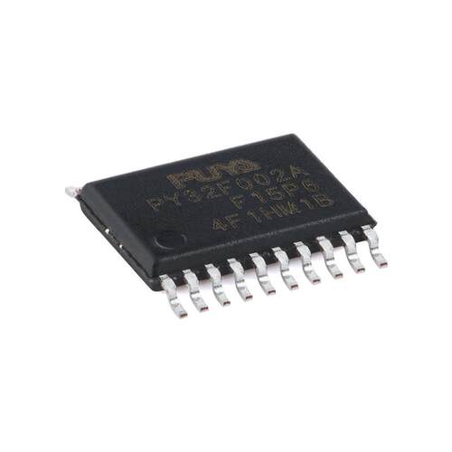 原装PY32F002AF15P6TU TSSOP-20 ARM Cortex-M0 32位微控制器-MCU - 图0
