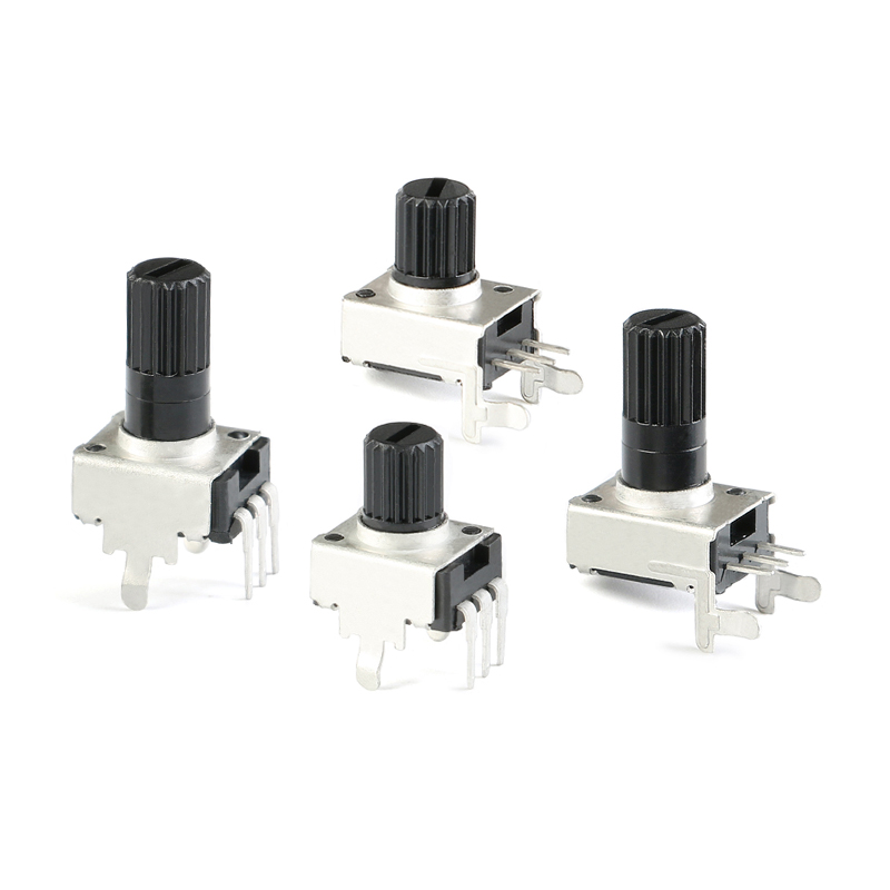 RV09型电位器 1K/5K/10K/50K/100K立式圆轴梅花柄0931/0932电位器 - 图0