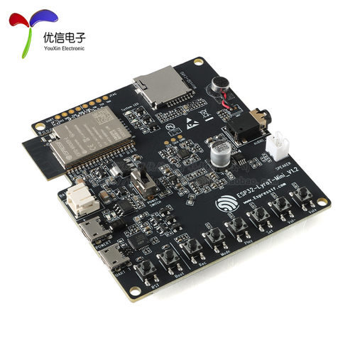 ESP32-LyraT-Mini轻量级音频开发板模块搭载ESP32-WROVER-E模组 - 图1