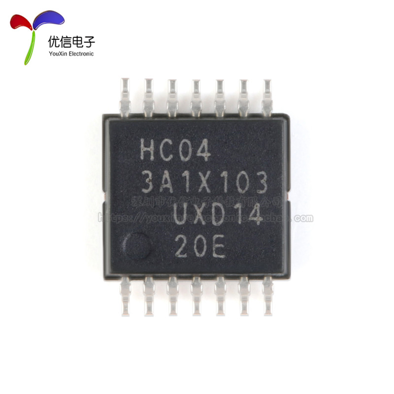 原装正品 74HC04PW,118 TSSOP-14 六路反相器 贴片逻辑芯片 - 图0