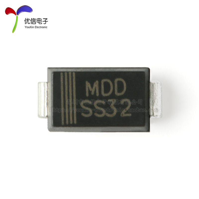 原装正品 SS32 SMA(DO-214AC) 20V3A贴片肖特基二极管整流器 10只 - 图1