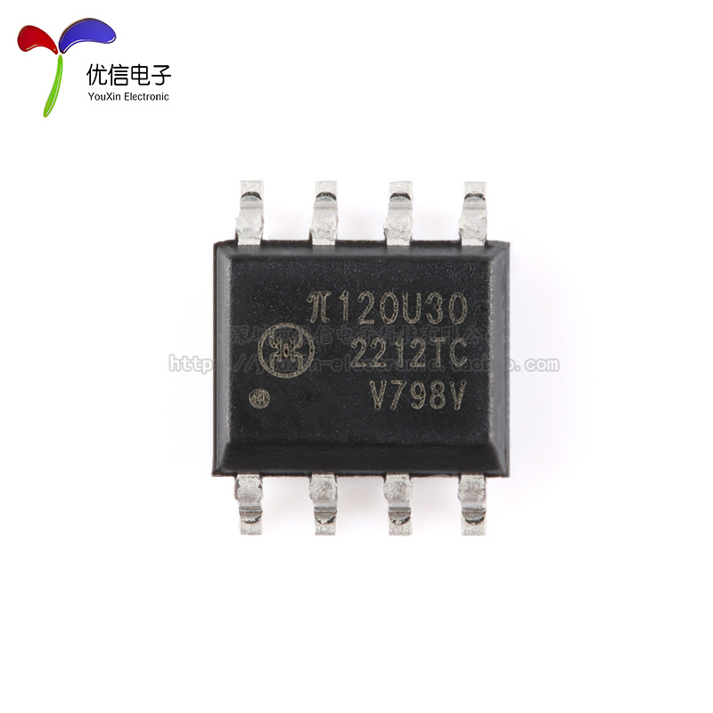 原装π120U30 SOIC-8 增强型ESD 3kVrms 150Kbps双通道数字隔离器 - 图1