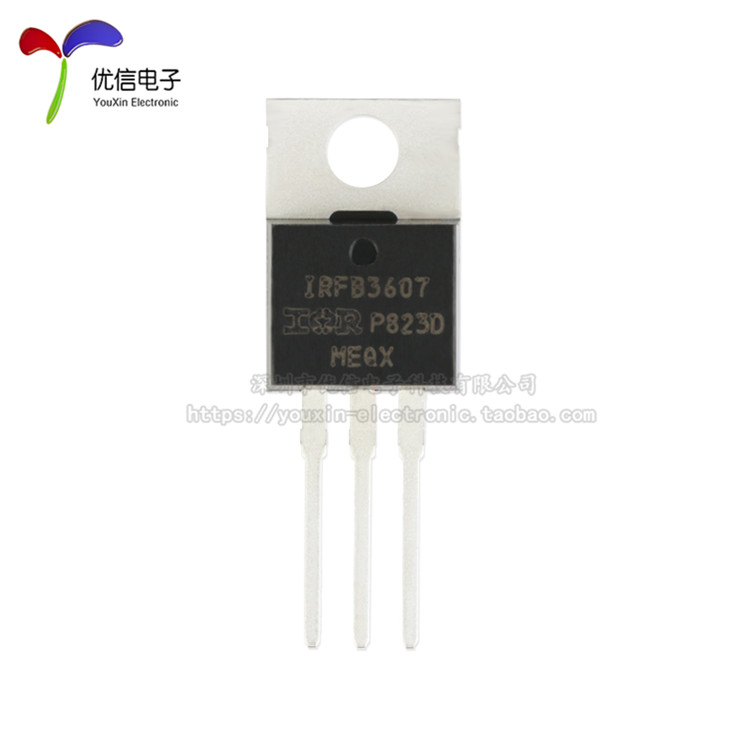 原装正品 IRFB3607PBF TO-220 N沟道 75V/80A 直插MOSFET场效应管 - 图0