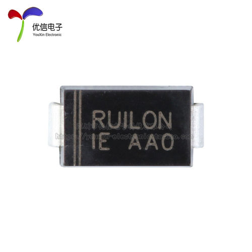 原装正品 SMAJ12A DO-214AC 12V/单向 TVS瞬变抑制二极管（10只） - 图1