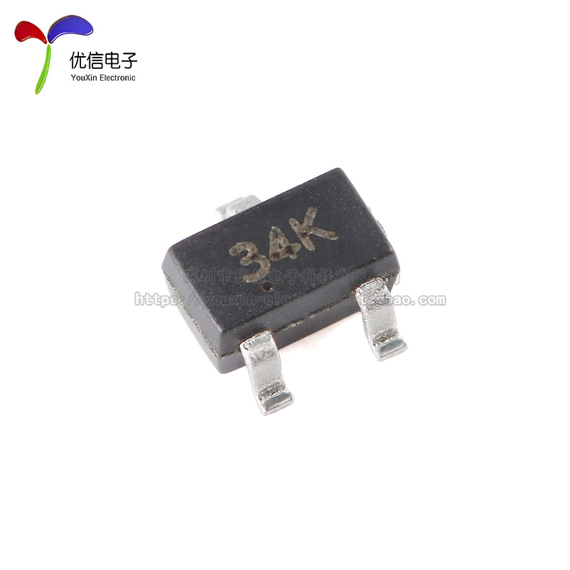 原装CJ3134KW 34K SOT-323 N沟道 20V 750mA MOSFET场效应管 10只-图2