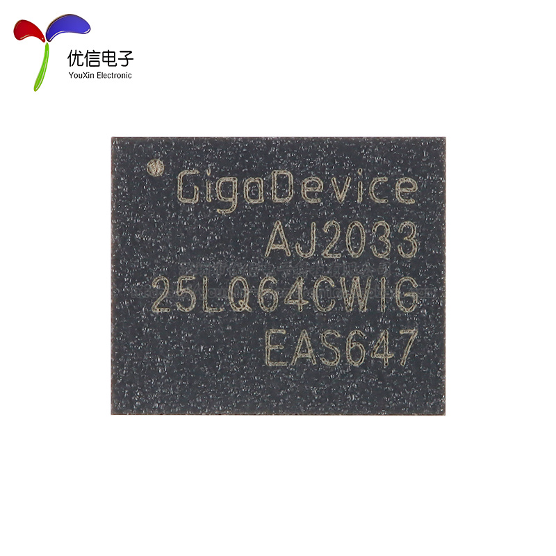 原装正品 GD25LQ64CWIG WSON-8 64M-bit 1.8V串行闪存芯片-图1