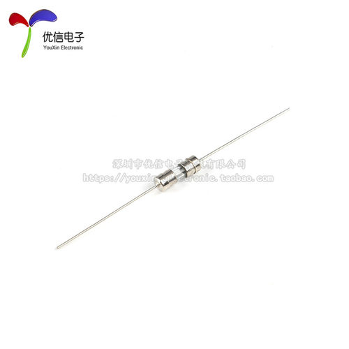 3.6*10mm带引脚保险丝/管0.5/1/2/3/5/10/15A250V慢/快断双帽引线 - 图2