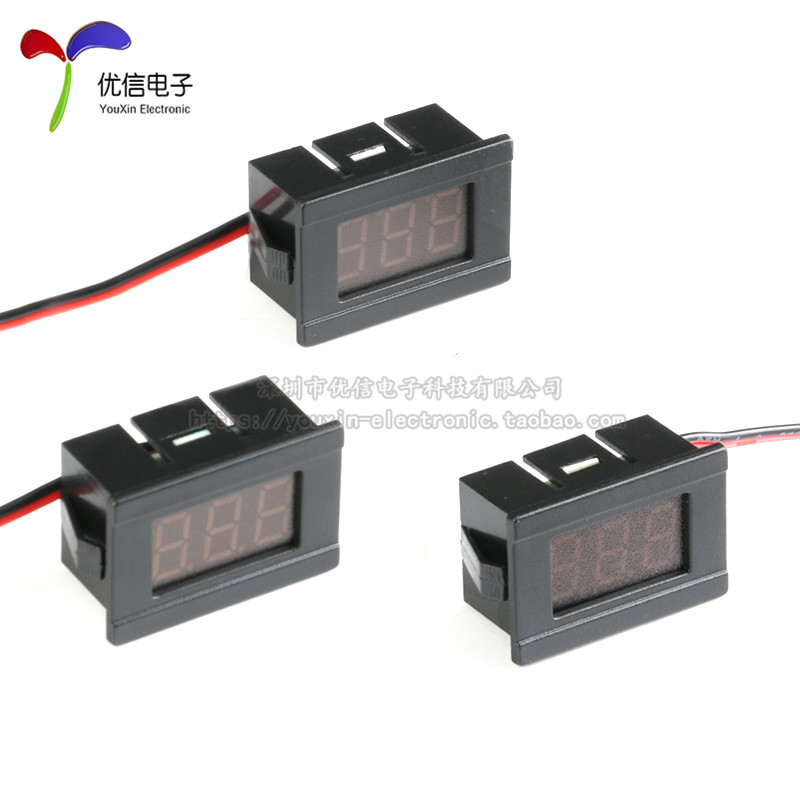 原装正品0.36英寸直流电压表头4.5-30V/4.5-120V 两线LED数字显示 - 图0