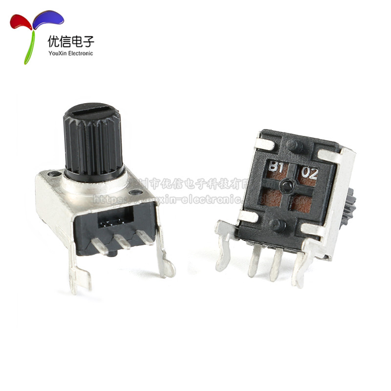 RV09型电位器 1K/5K/10K/50K/100K立式圆轴梅花柄0931/0932电位器 - 图3