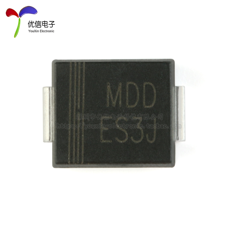 原装正品 ES3J SMC(DO-214AB) 600V3A贴片快恢复二极管整流器 5只-图1