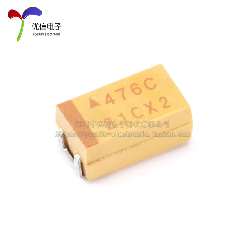 原装正品贴片钽电容 6032C 47uF(476)±20% 16V TAJC476M016RNJ - 图0