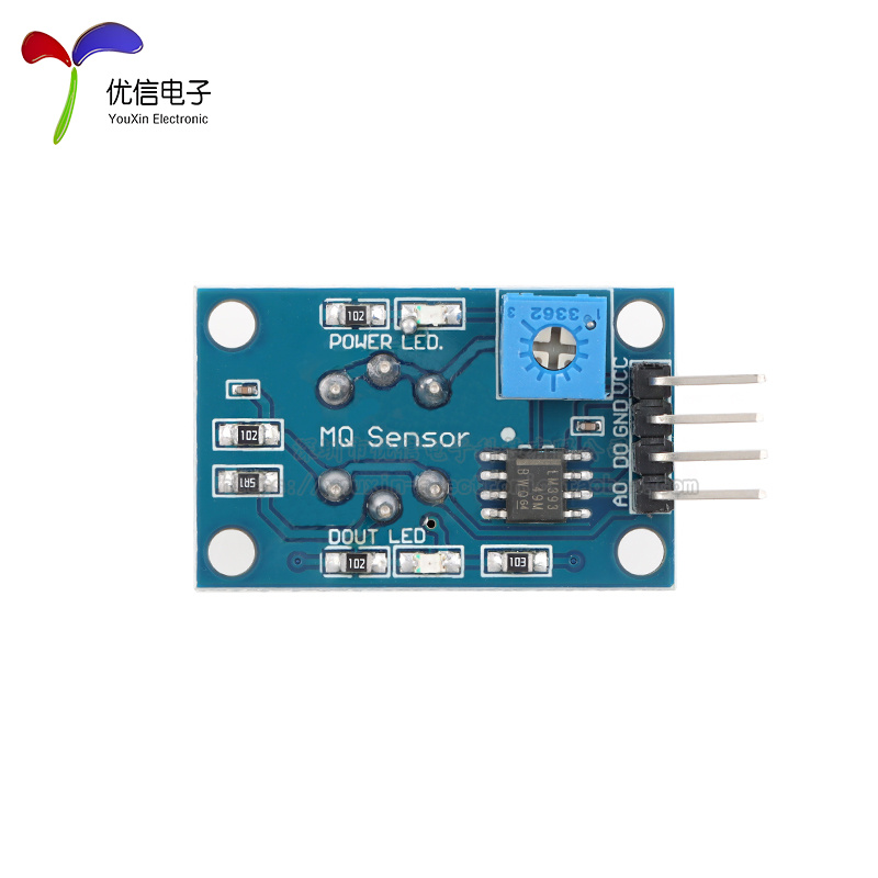 MQ-2 MQ-131 3/4/5/6/7/8/9烟雾酒精一氧化碳可燃气体传感器模块 - 图2