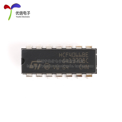 原装正品 直插 HCF4066BEY DIP-14 逻辑芯片 双向开关 - 图0