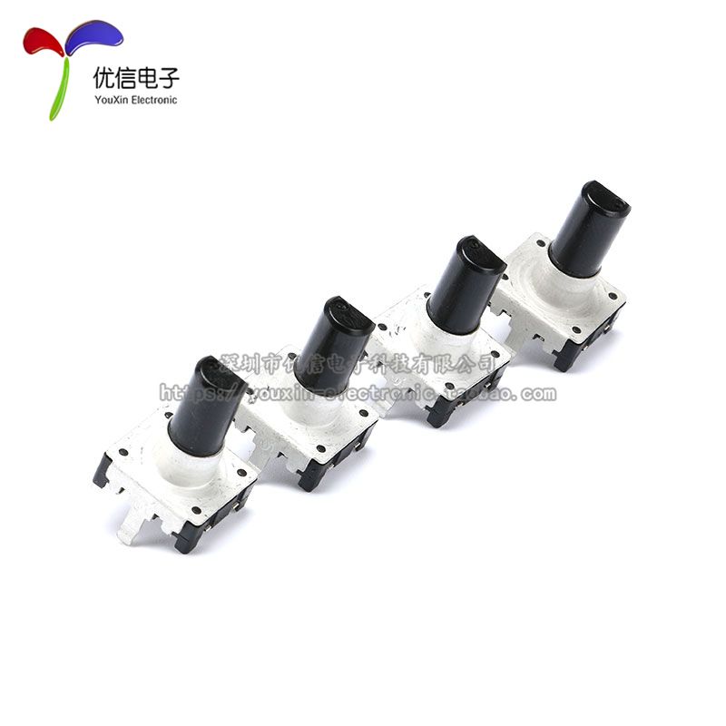 【优信电子】EC12 E12音响编码器/360°旋转编码器 三脚 柄长15MM - 图3