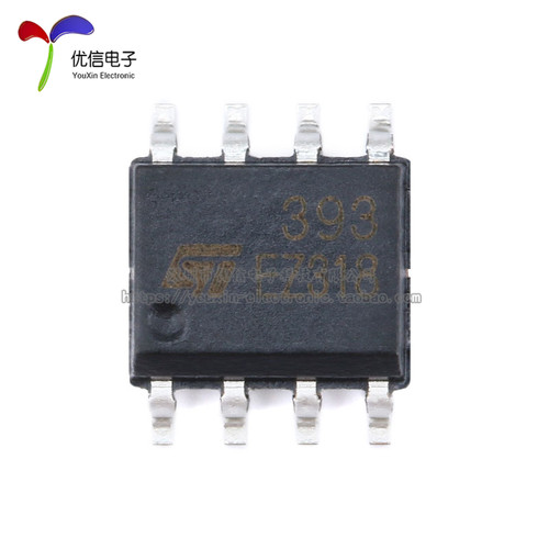 原装正品 贴片 LM393DT SOIC-8 电压比较器IC芯片 - 图0