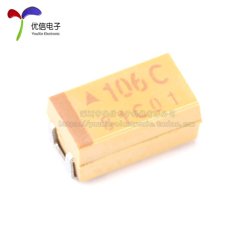 原装正品 贴片钽电容 6032C 16V 10UF ±10% TAJC106K016RNJ - 图0