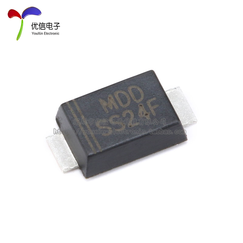 原装正品 SS24F SMAF 2A/40V 超薄贴片 肖特基二极管（10只） - 图0