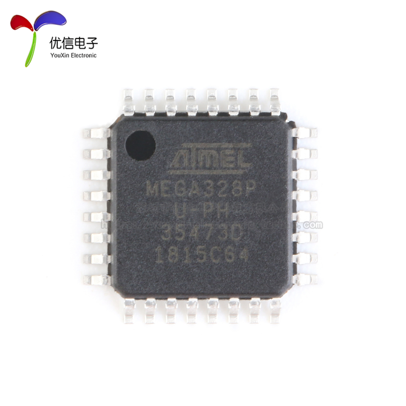 原装正品 贴片 ATMEGA328P-AU 8位微控制器 AVR 32K闪存 32TQFP - 图1