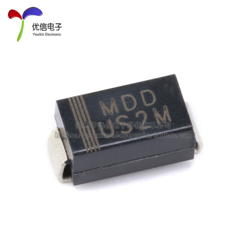 原装正品 US2M SMA(DO-214AC) 2A/1000V贴片超快恢复二极管(10只),淘宝优惠券,粉丝福利购,淘宝优惠卷