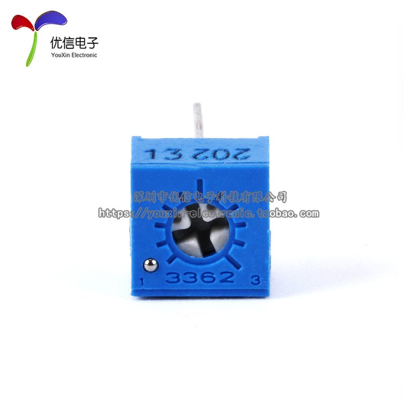 3362P-104 100K 单圈精密可调电阻/3362电位器 玻璃釉电位器 - 图1