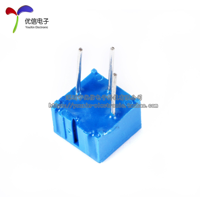 3362P-104 100K 单圈精密可调电阻/3362电位器 玻璃釉电位器 - 图2