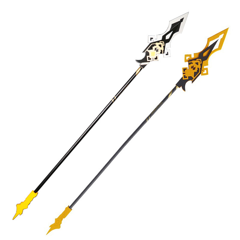 原神cos道具贯虹之槊 钟离尘世闲游长枪 动漫游戏cosplay武器装备