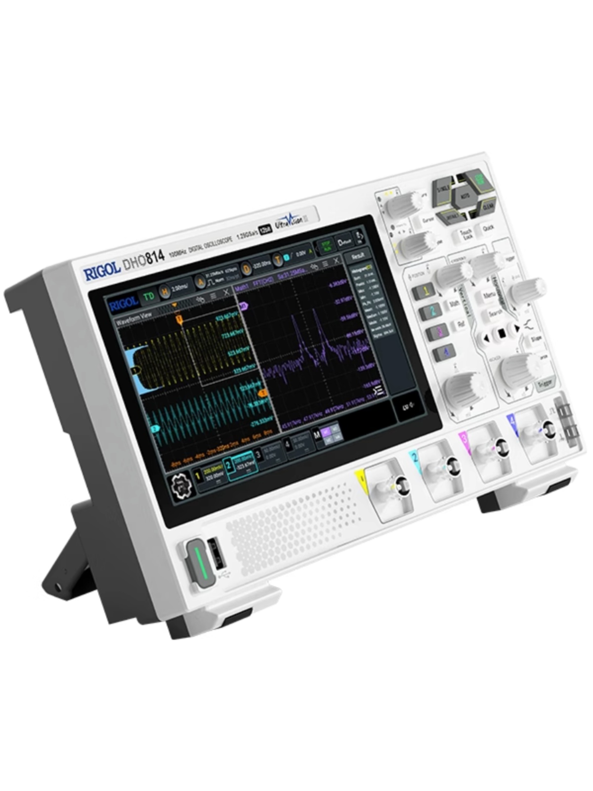 普源RIGOL便携式数字示波器DHO802/812/DHO804/814高分辨率12bit - 图3