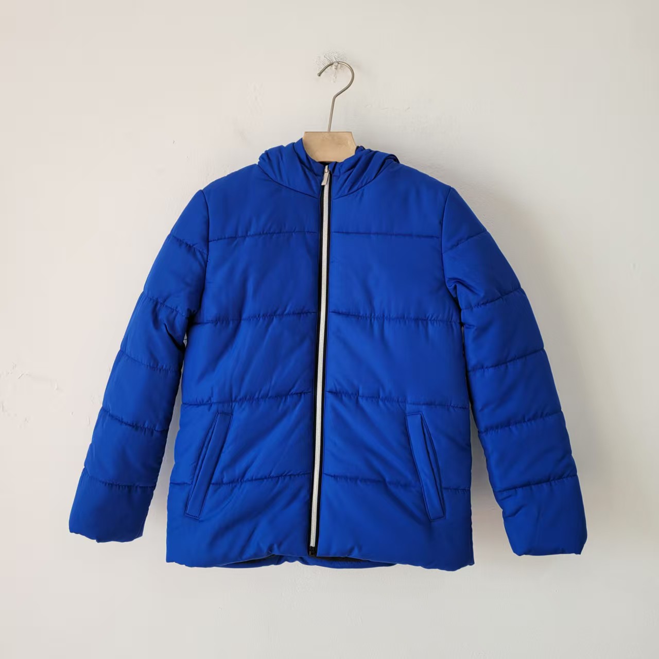 5款 童装秋冬季连帽拼色棉服女加厚保暖防风时尚百搭百搭棉袄外套 - 图3