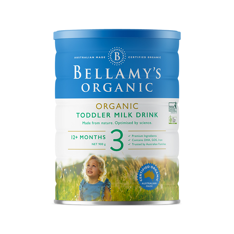 ChemistWarehouse海外旗舰店Bellamys贝拉米3段有机婴儿奶粉婴幼儿儿童牛奶粉 900g装进口奶粉1